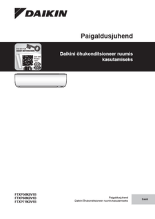 FTXP50-71N_Installation manual_3PET695637-2F_Estonian download